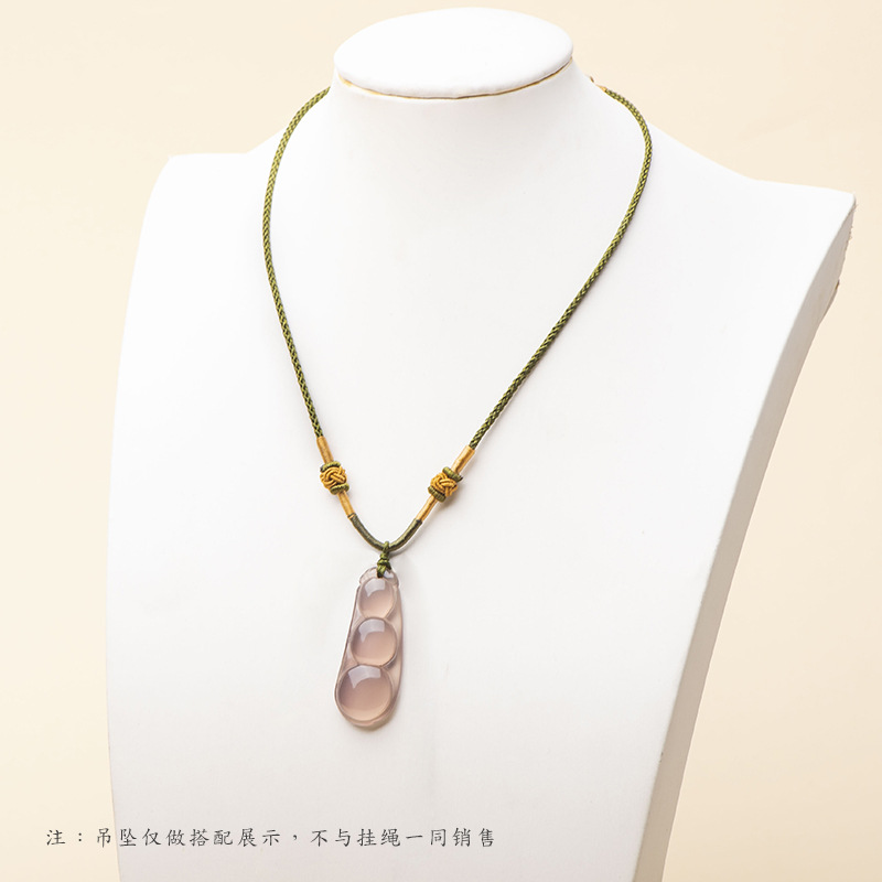 精编菠萝结项链绳细款水晶翡翠玛瑙玉器吊坠绳子香包挂绳厂家直销