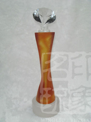 厂家直销 专业定制水晶琉璃奖杯 金钻大使系列，刻字免费，一个起批