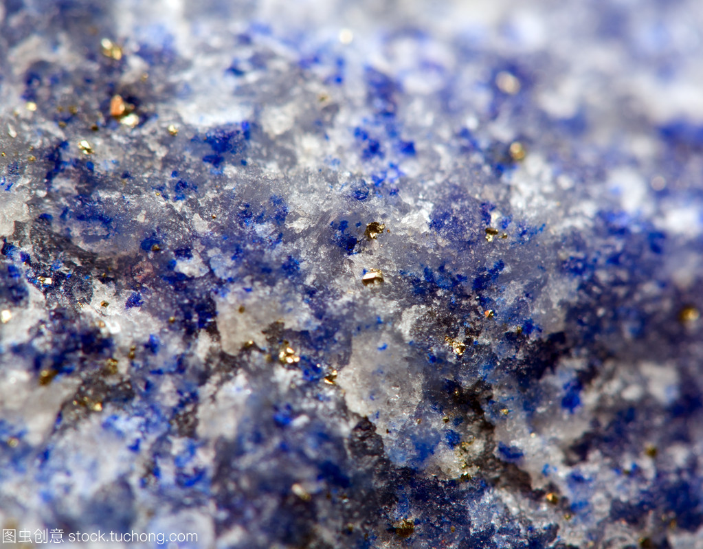 蓝水晶 宇宙深处的抽象宏图